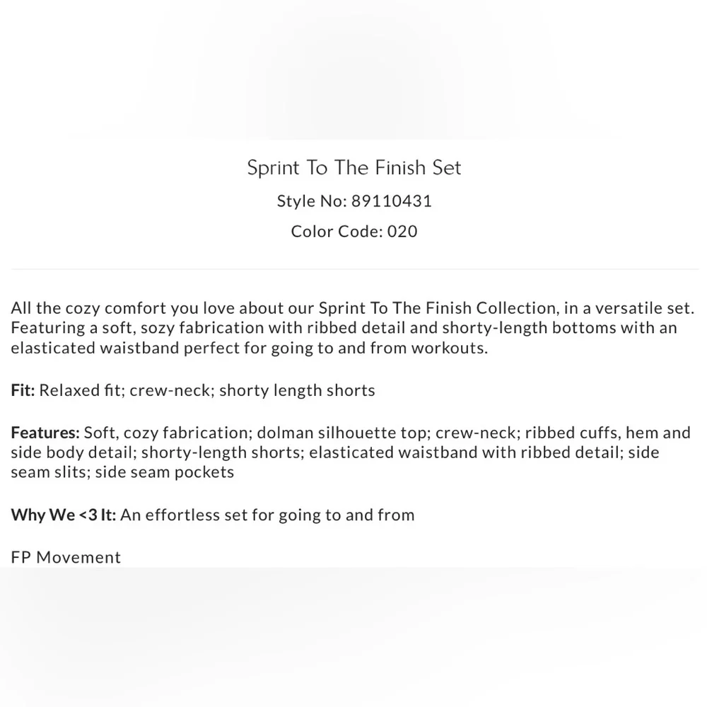 Hold ISF Free People Movement XS Sprint to the Finish Set in Mahogany Red - Picture 6 of 7